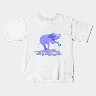 Cut Baby Elephantine Kids T-Shirt